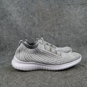 Tiosebon Shoes Womens 6 Slip On Sneakers Knit Active Casual Comfort Bungee Gray